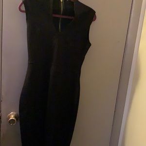 All black casual dress